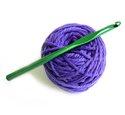 yarn and crochet hook