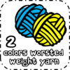 2 colors of yarn required to crochet