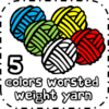 4 colors of yarn required to crochet