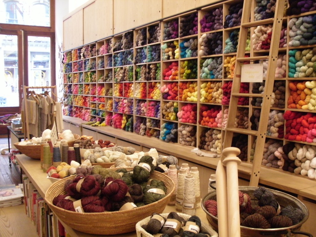 Purl Soho - one of the loveliest yarn shops in Manhattan