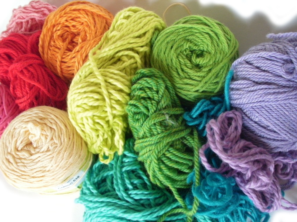 Rainbow yarn