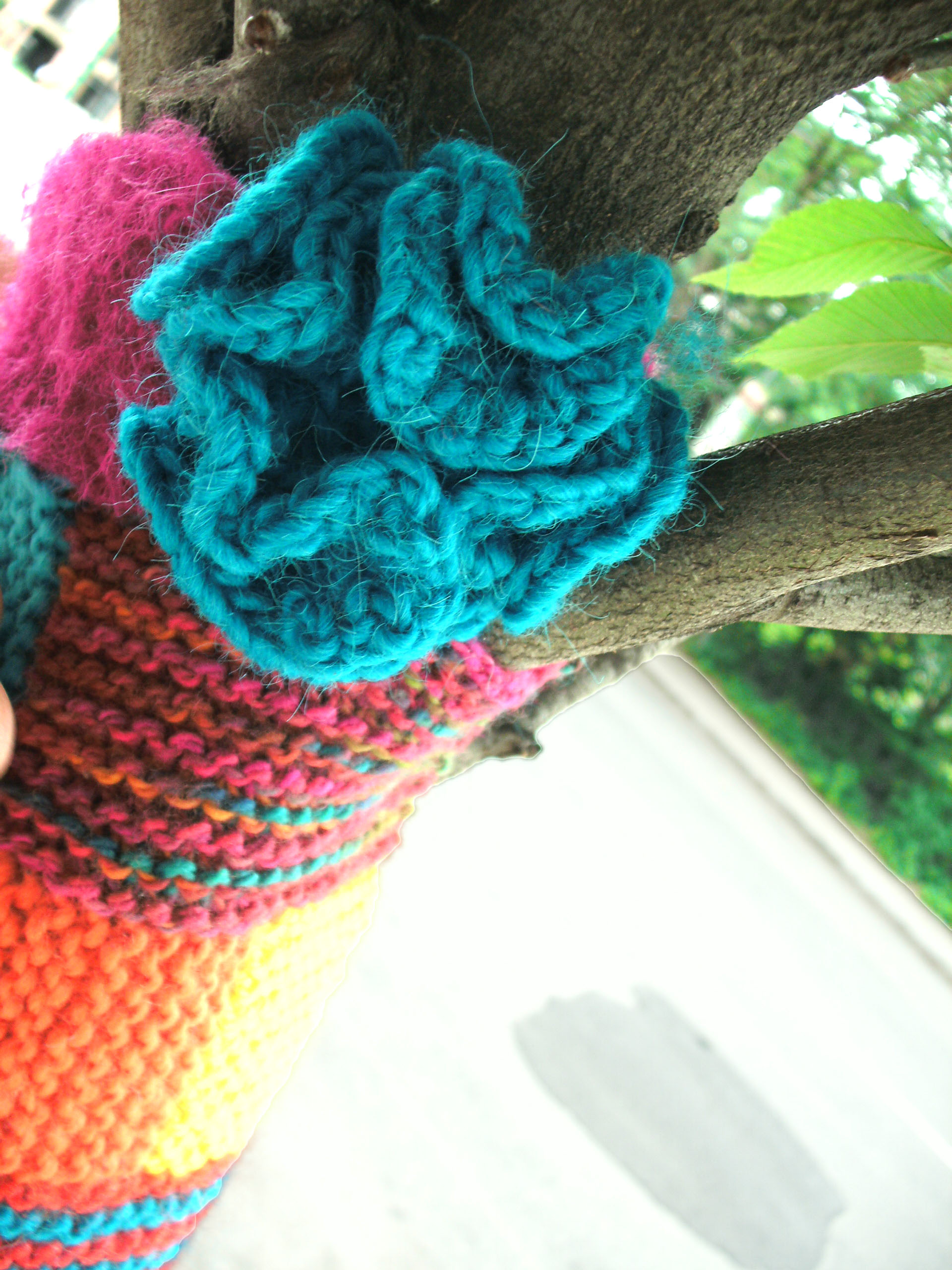 yarn flowers crochet