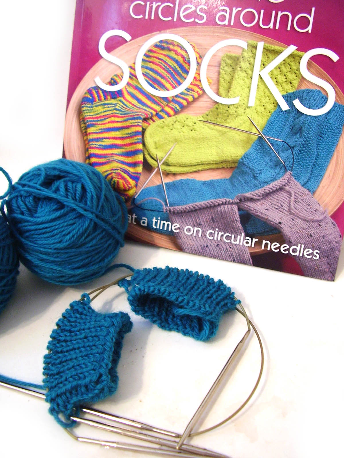 Picking needles for knitting your sock… - Shiny Happy World