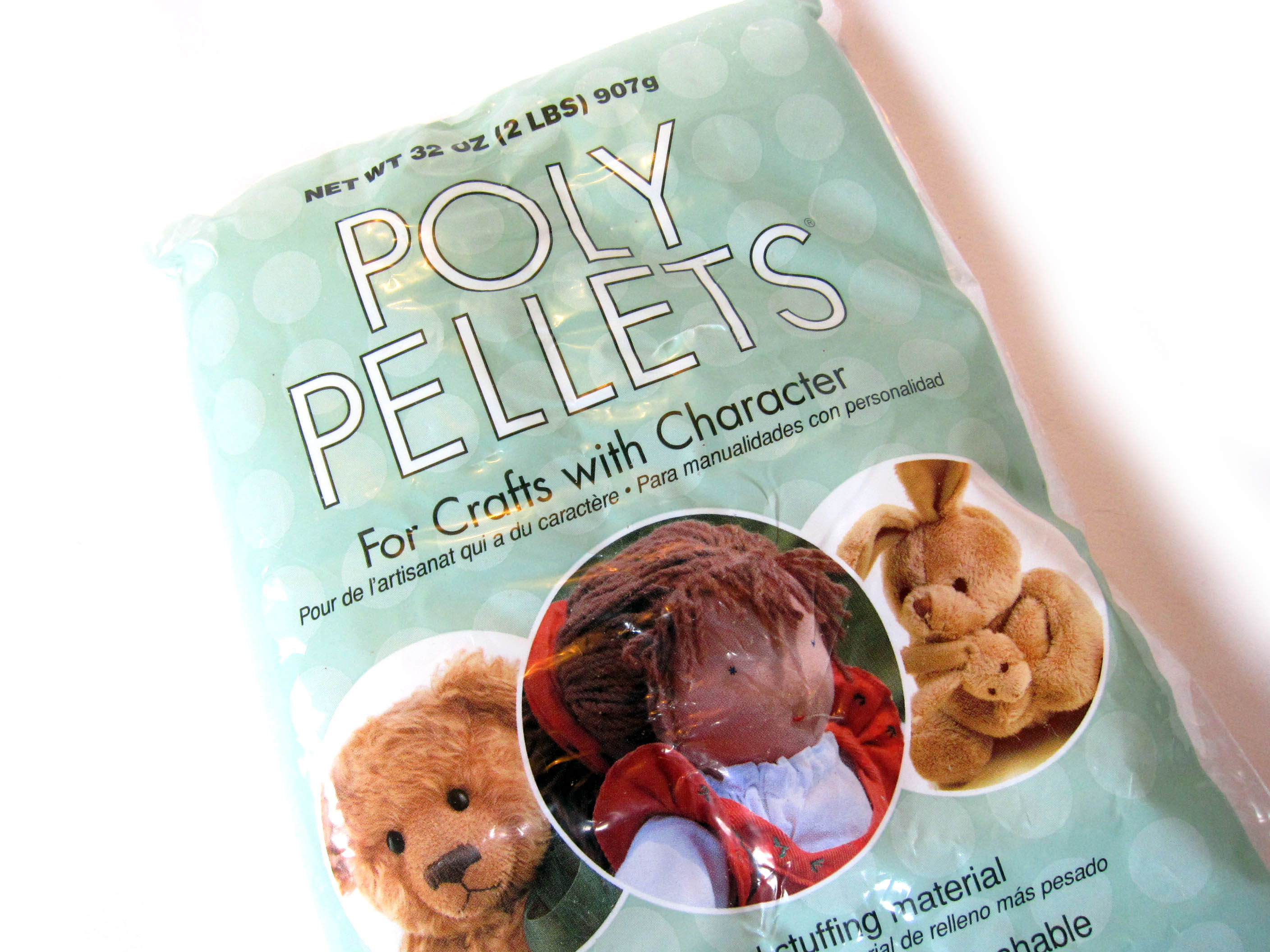Polypropylene Clear Pellets Beads Teddy Bear Blankets Stuffing Filling 7 