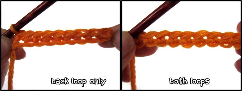 comparison of ways to single crochet