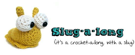 Crochet a long Slug amigurumi freshstitches