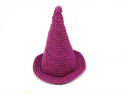 instructions for a crochet wizard hat