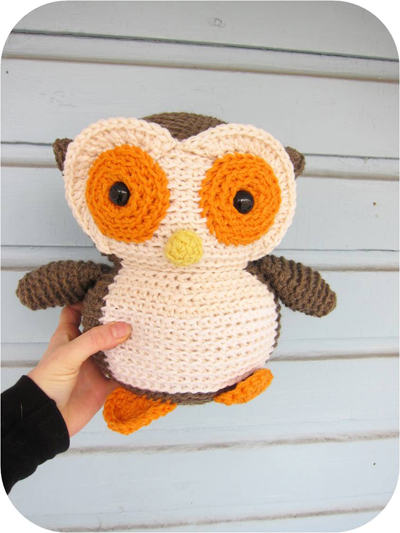 Super big crochet owl