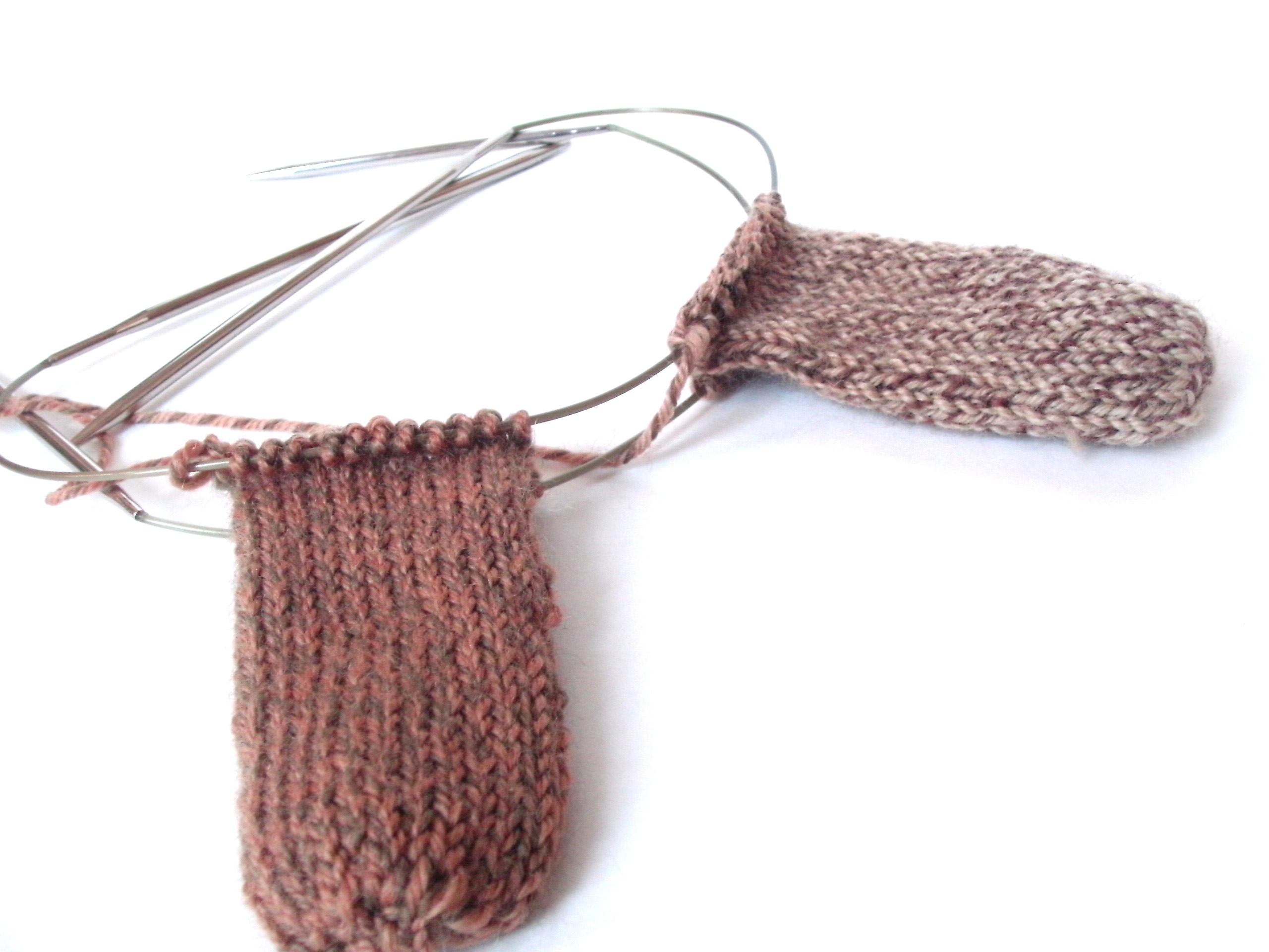 knitting two at a time on two circs