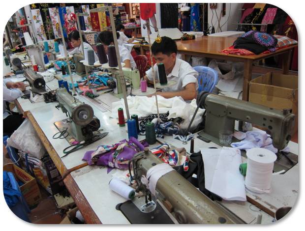 Sewing in Vietnam