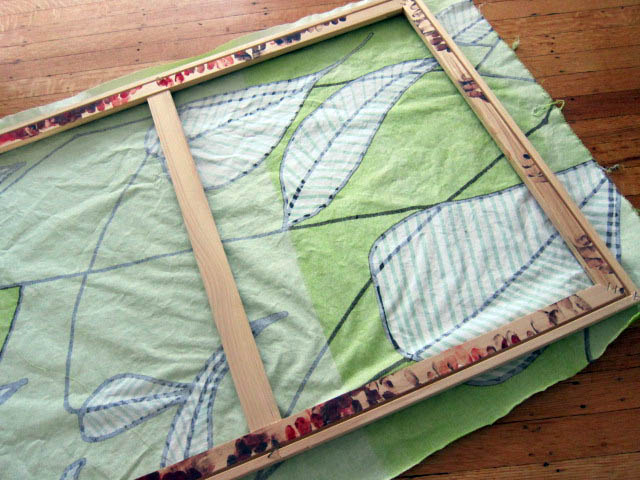how to frame fabric