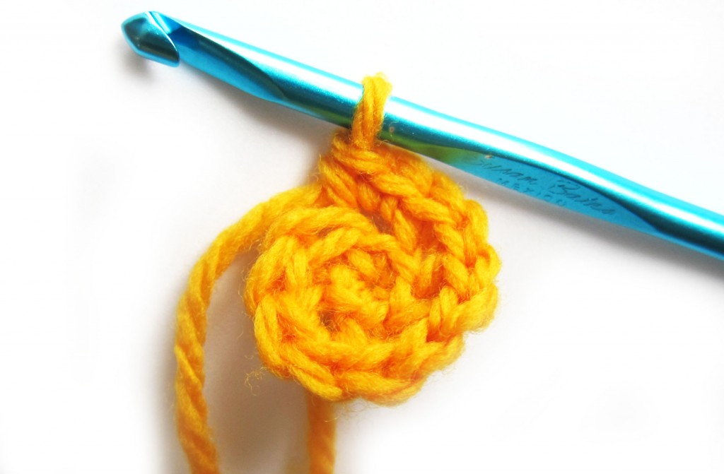 crocheted circle counting tutorial