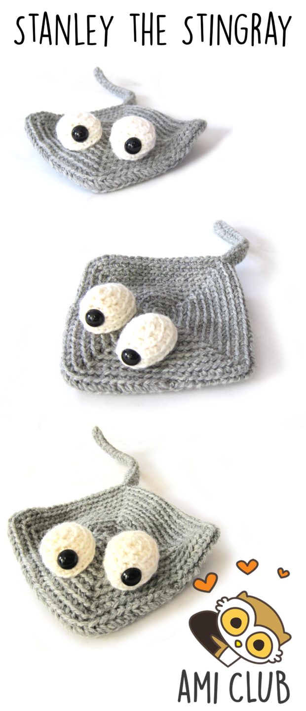 Stanley the Stingray amigurumi from Freshstitches... so cute!